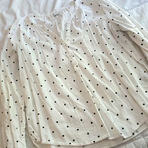 Old Navy Long Sleeve Polka Dot Top